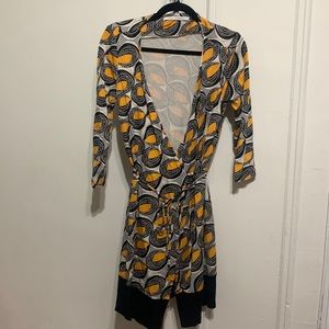 Silk Diane von Furstenberg DVF wrap dress